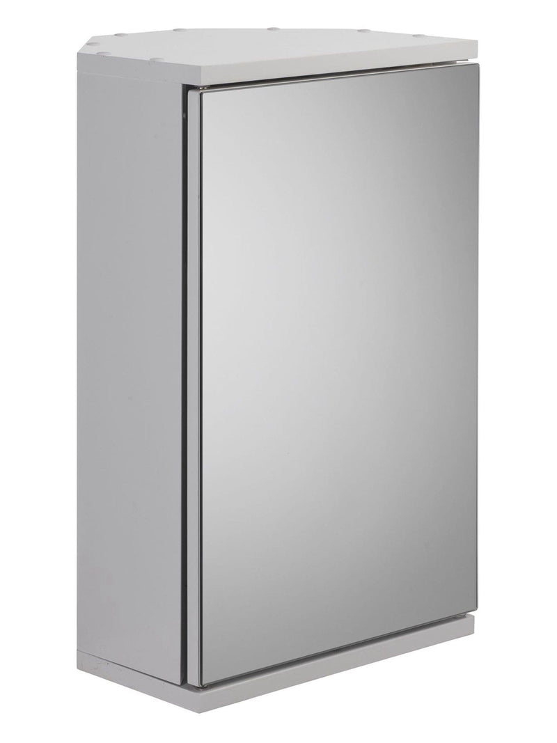 Croydex Simplicity mirrored corner bathroom cabinet, imported from the UK
