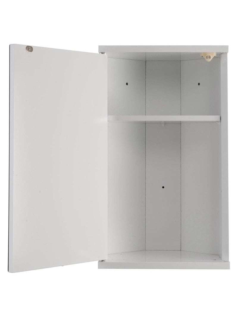 Croydex Simplicity mirrored corner bathroom cabinet, imported from the UK