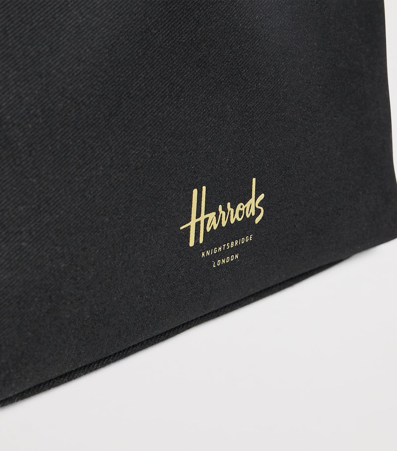 Harrods medium zipped logo cosmetic bag - British product