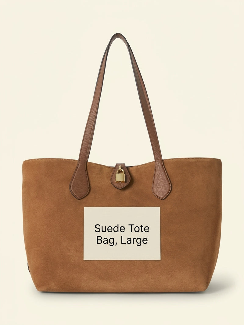 Mulberry Eliza suede tote bag Vintage Oak (British brand)