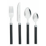 Argos Home 16 piece cutlery set black stainless steel, UK version