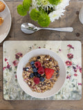 Red Wild Poppy cork-backed placemats set of 6 (British brand)