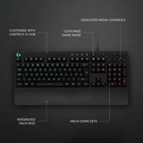 Logitech G213 Prodigy RGB gaming keyboard, imported from the UK