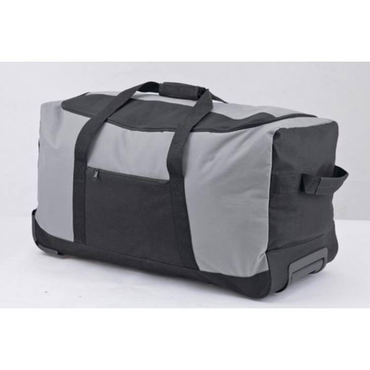 Large grey wheeled holdall with 80 litre capacity, UK version