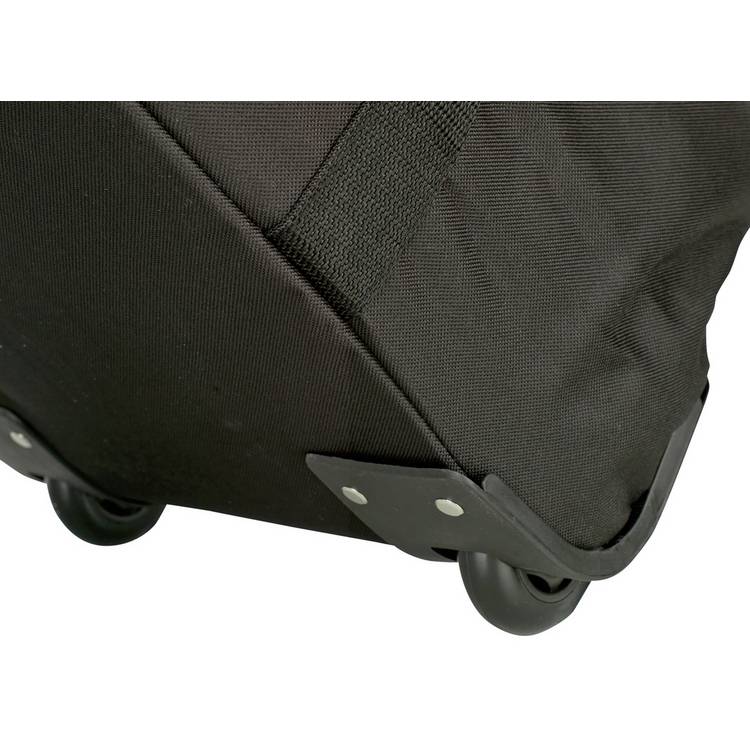 Large grey wheeled holdall with 80 litre capacity, UK version