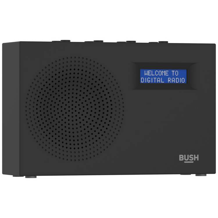 Bush Sandy DAB/FM portable radio black (British brand)