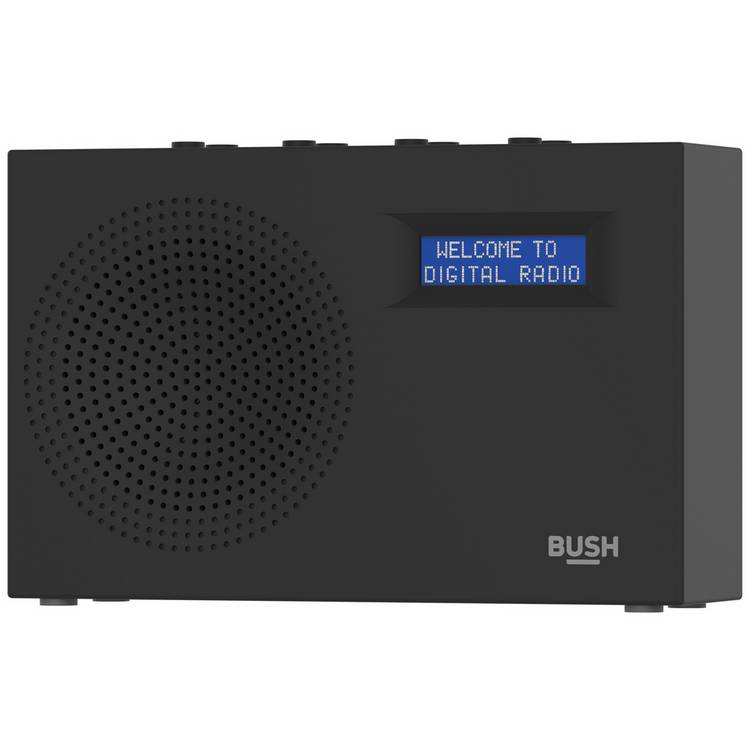 Bush Sandy DAB/FM portable radio black (British brand)