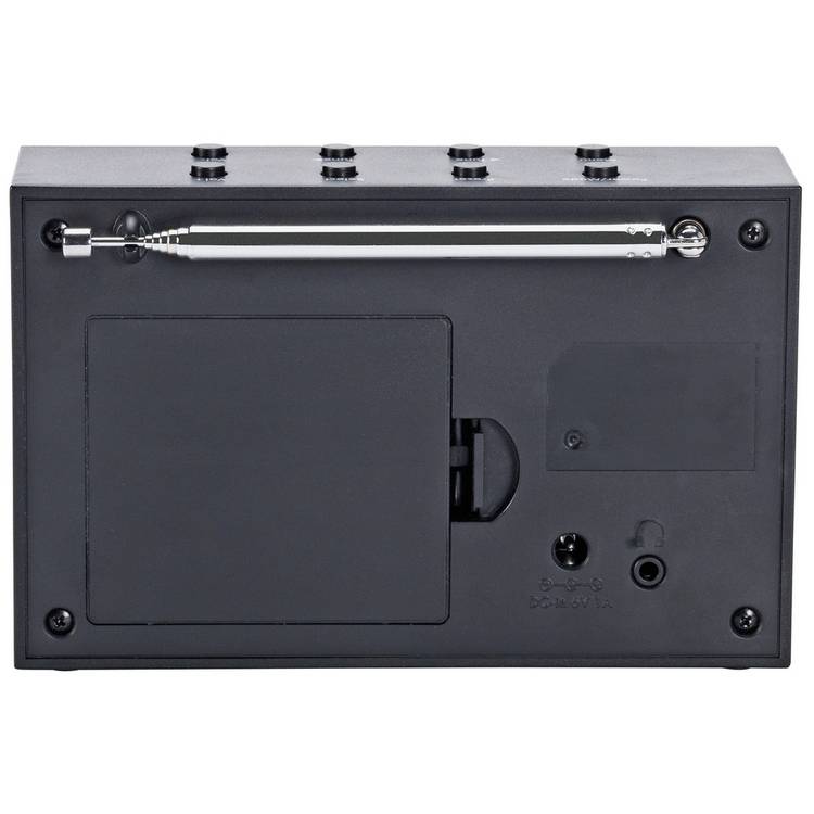 Bush Sandy DAB/FM portable radio black (British brand)