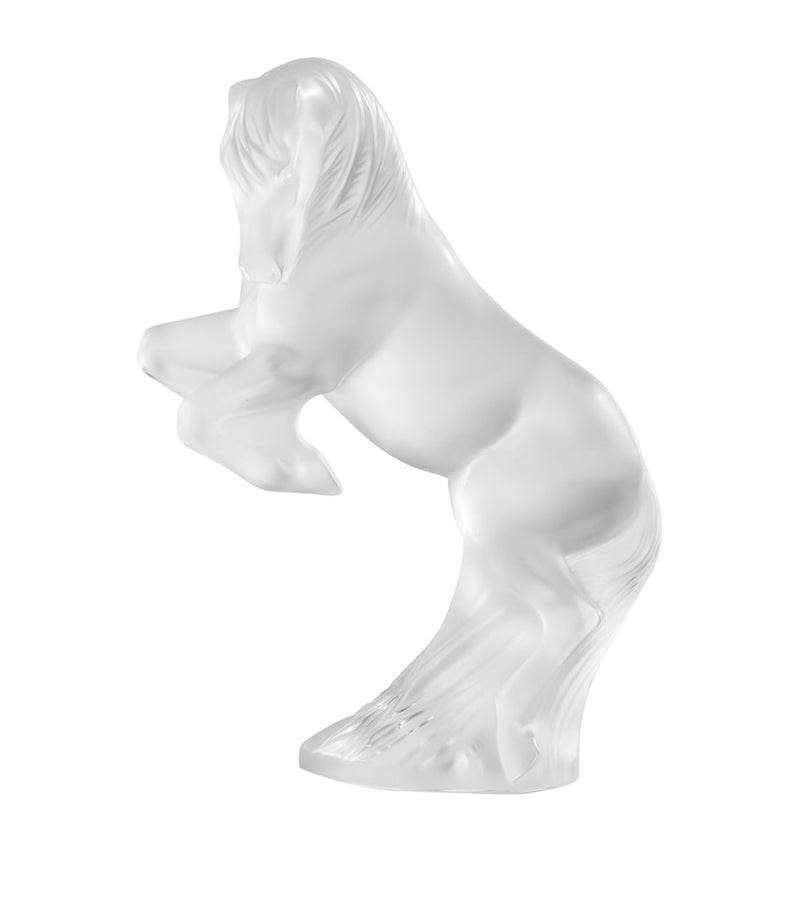 Lalique prancing horse sculpture 16cm - British product