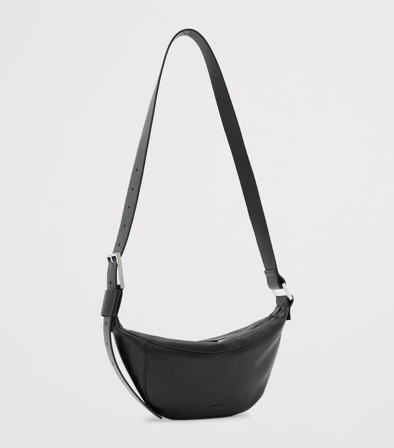 AllSaints Leather Luna Cross-Body Bag (British brand)