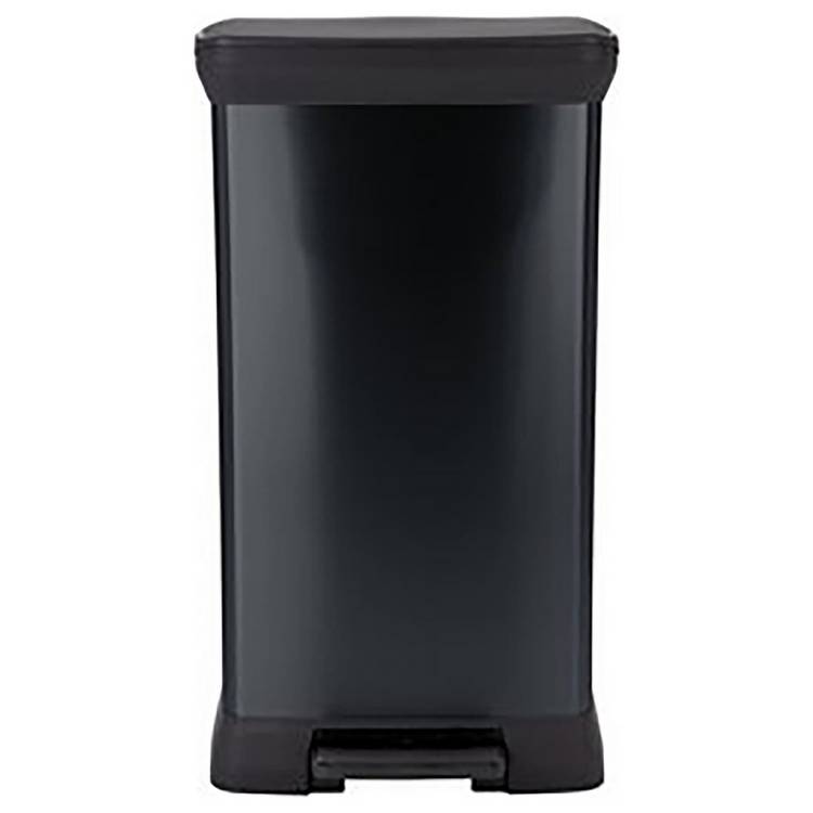 Curver pedal bin black 50 litre, imported from the UK