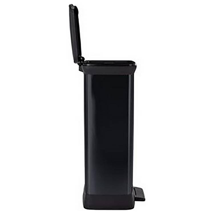 Curver pedal bin black 50 litre, imported from the UK