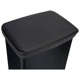 Curver pedal bin black 50 litre, imported from the UK