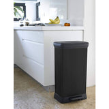 Curver pedal bin black 50 litre, imported from the UK