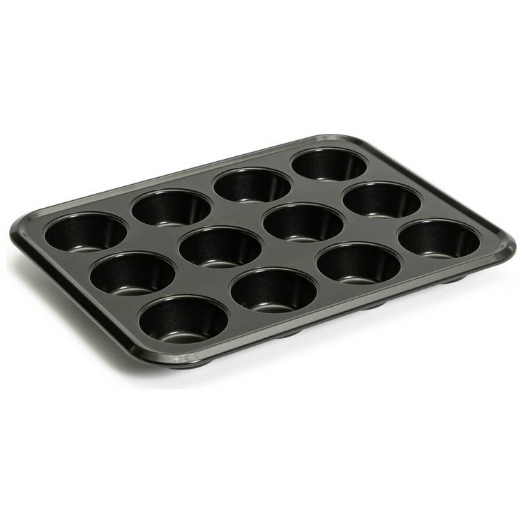 Habitat carbon steel non-stick muffin tray 12 cup (British brand)