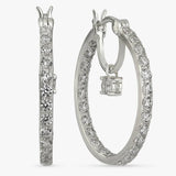 Argos Revere Sterling Silver Cubic Zirconia Double Hoop Earrings- Buy online at McGrocer