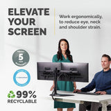 Fellowes Seasa dual monitor arm for 27 inch - British product