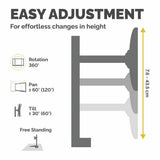 Fellowes Seasa dual monitor arm for 27 inch - British product