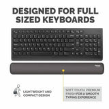 Fellowes Breyta keyboard wrist rest black, imported from the UK