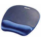 Fellowes memory foam mouse pad wrist rest blue, UK version