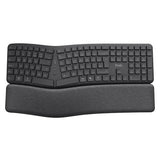 Argos Trust Keyra Ergonomic Multi-Device Wireless Keyboard - Black- Buy online at McGrocer