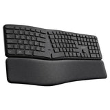 Trust ergonomic wireless keyboard black, UK version