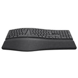 Trust ergonomic wireless keyboard black, UK version