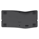Trust ergonomic wireless keyboard black, UK version