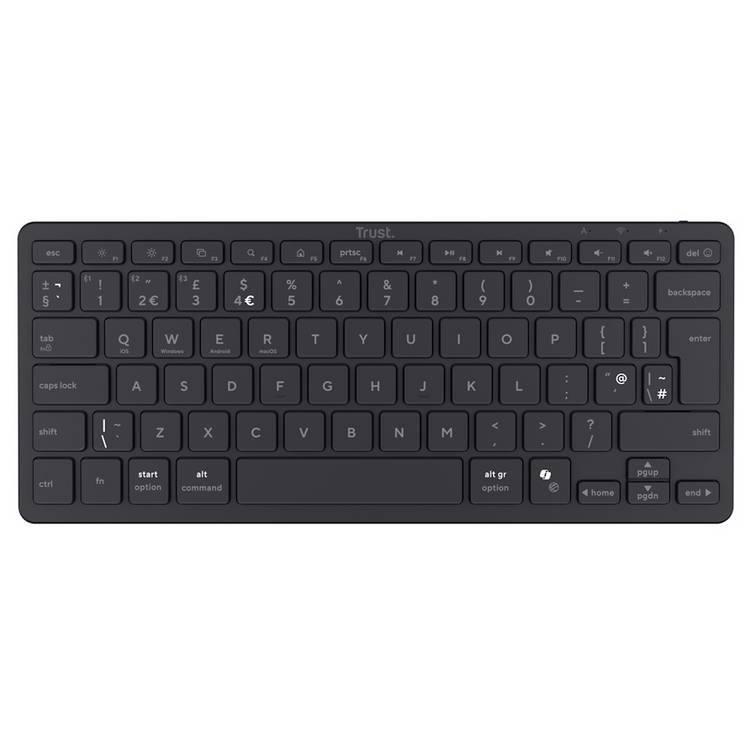 Trust Nado II wireless Bluetooth keyboard black (British brand)