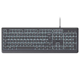 Argos Trust Primo Illuminated Wired Keyboard - Black- Buy online at McGrocer