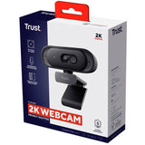 Trust 2K QHD webcam with privacy shutter, imported from the UK