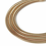 Freedom gold-tone watch strap layered necklace, imported from the UK
