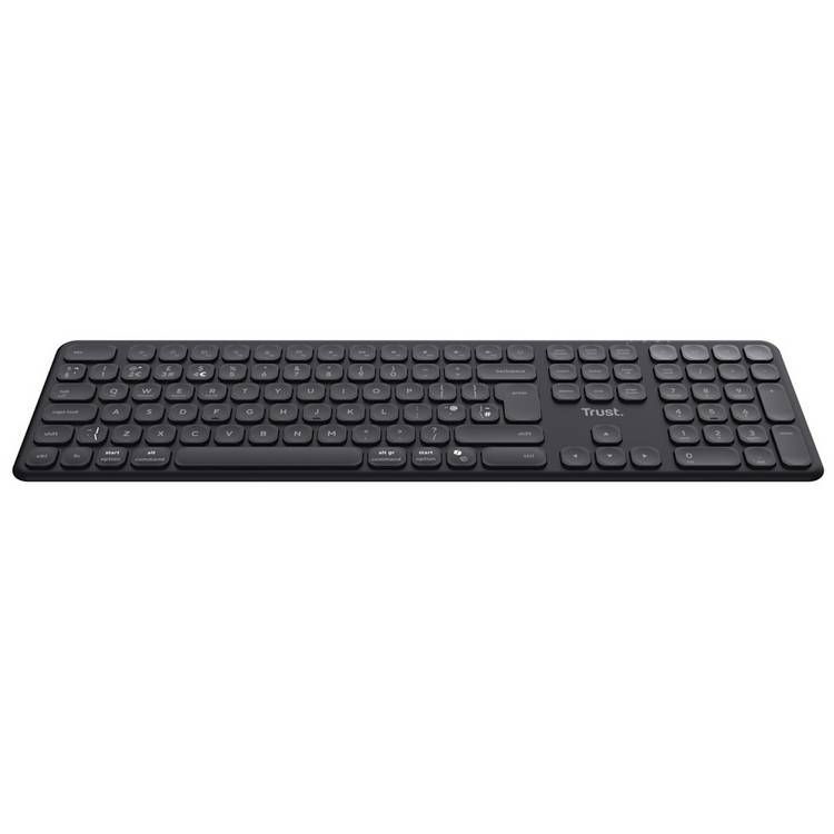 Trust Vaiya multi-device wireless keyboard black, UK version