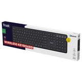 Trust Vaiya multi-device wireless keyboard black, UK version