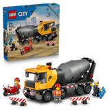 LEGO City Cement Mixer Truck construction toy 371 pieces 9 cm high, imported from the UK