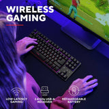 GXTrust 831 Thado TKL Black gaming keyboard, imported from the UK