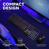 GXTrust 831 Thado TKL Black gaming keyboard, imported from the UK