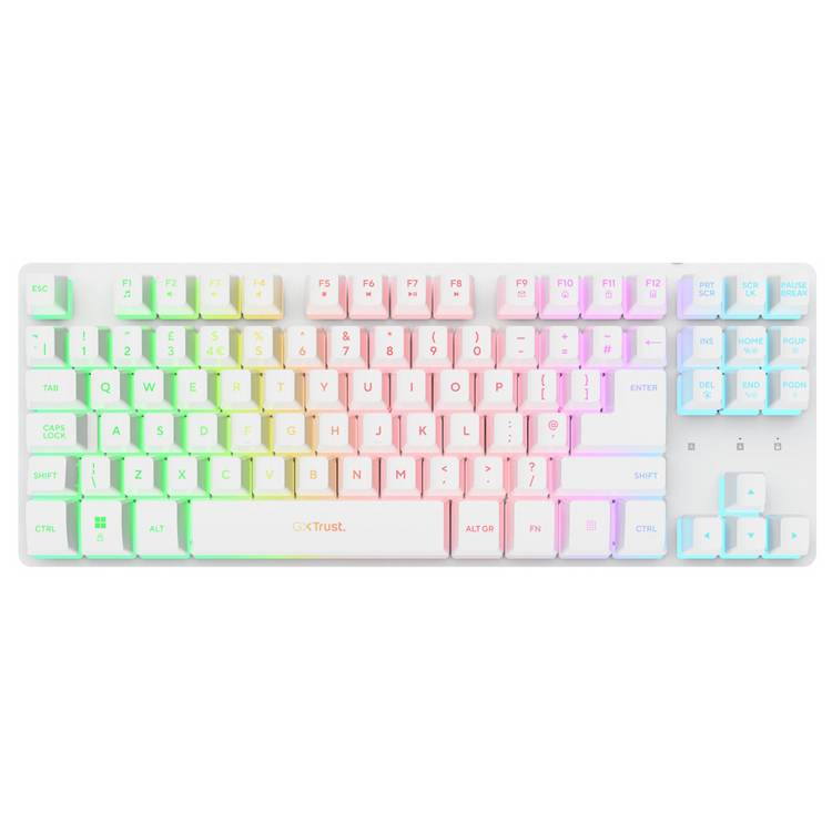 GXTrust 831 Thado TKL wireless gaming keyboard white, imported from the UK