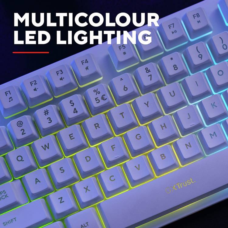 GXTrust 831 Thado TKL wireless gaming keyboard white, imported from the UK
