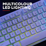 GXTrust 831 Thado TKL wireless gaming keyboard white, imported from the UK