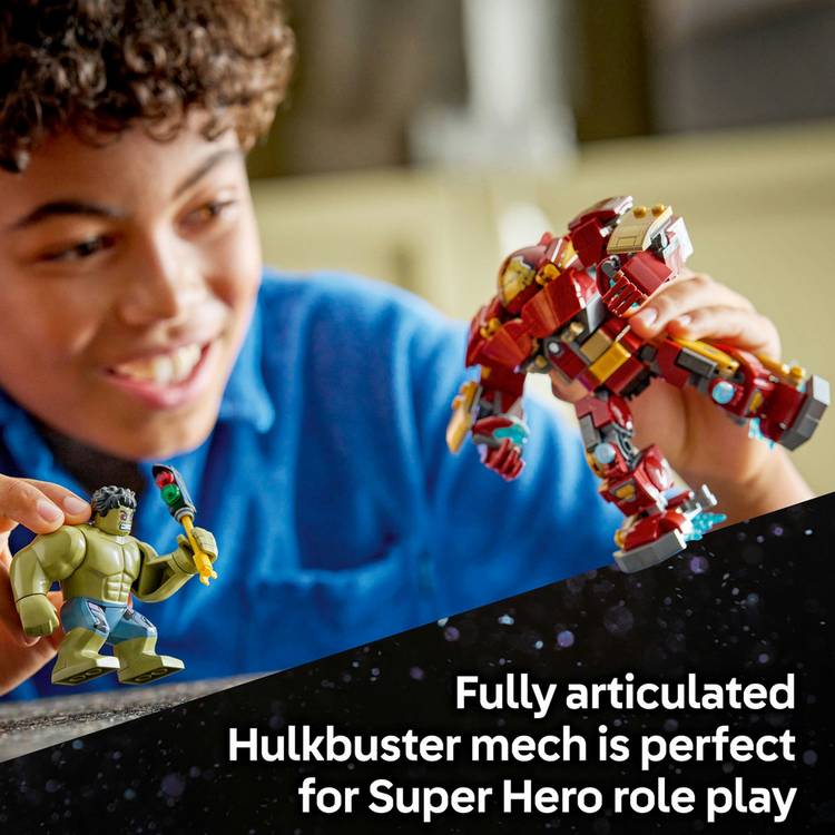 LEGO Marvel Hulkbuster vs Hulk building set, UK version