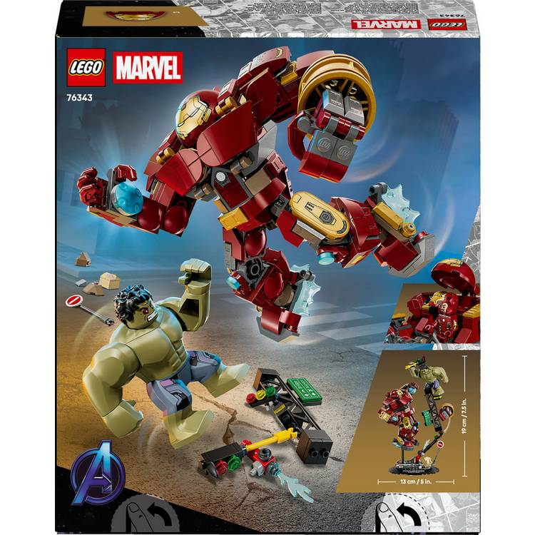 LEGO Marvel Hulkbuster vs Hulk building set, UK version