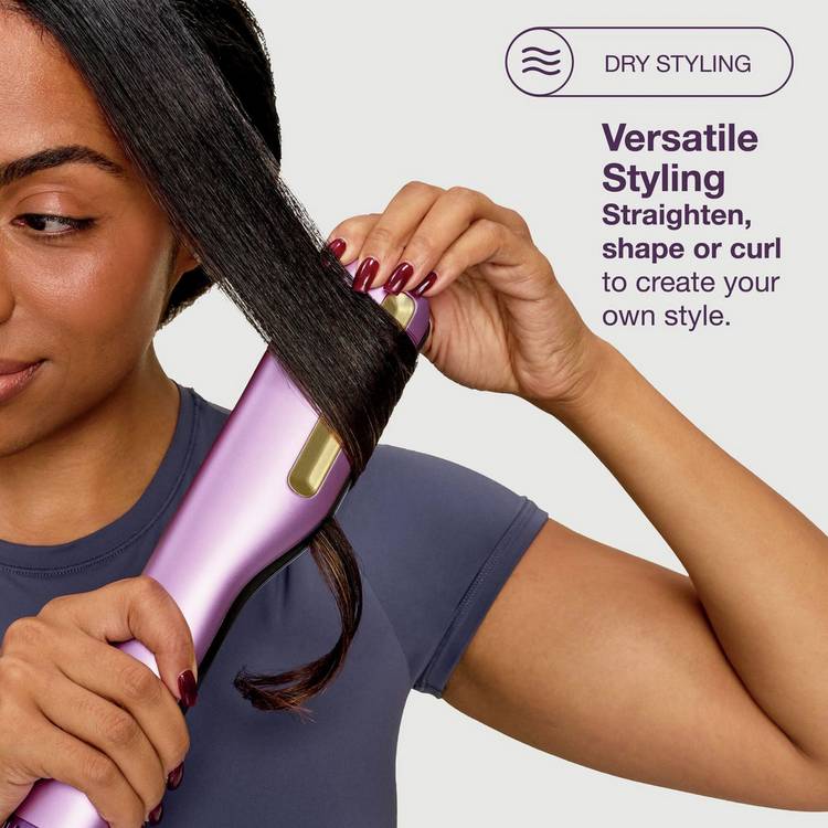 Shark SilkiPro Straight hair styler Plum Satin, UK version