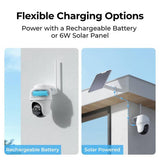 Reolink Argus 4K PT security camera with solar panel, UK version