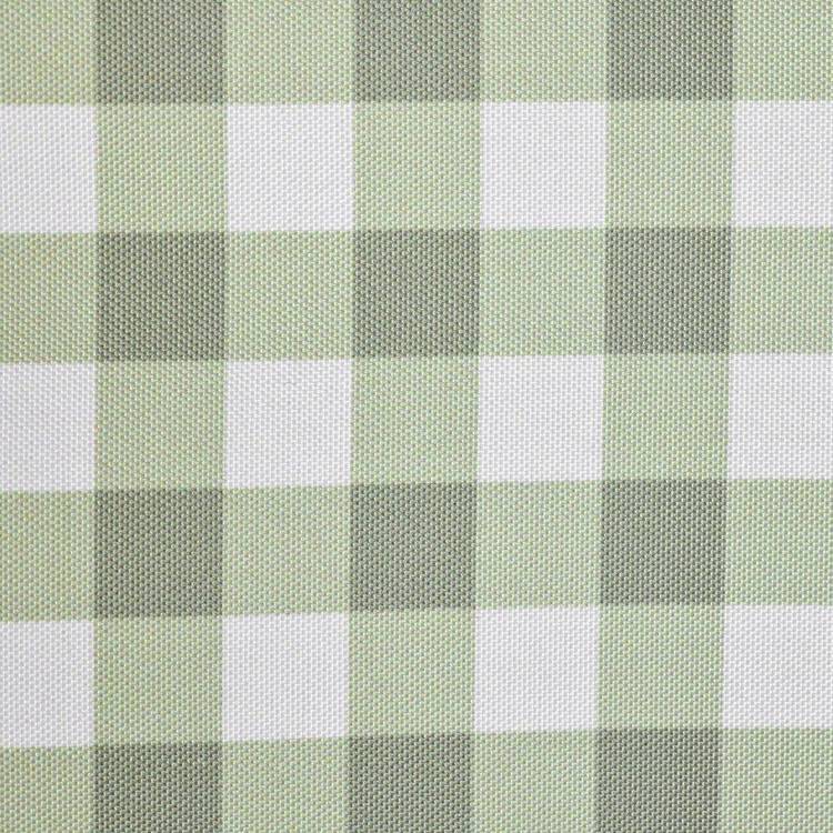 Argos Home gingham shower curtain in sage green - British product