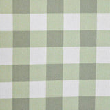Argos Home gingham shower curtain in sage green - British product