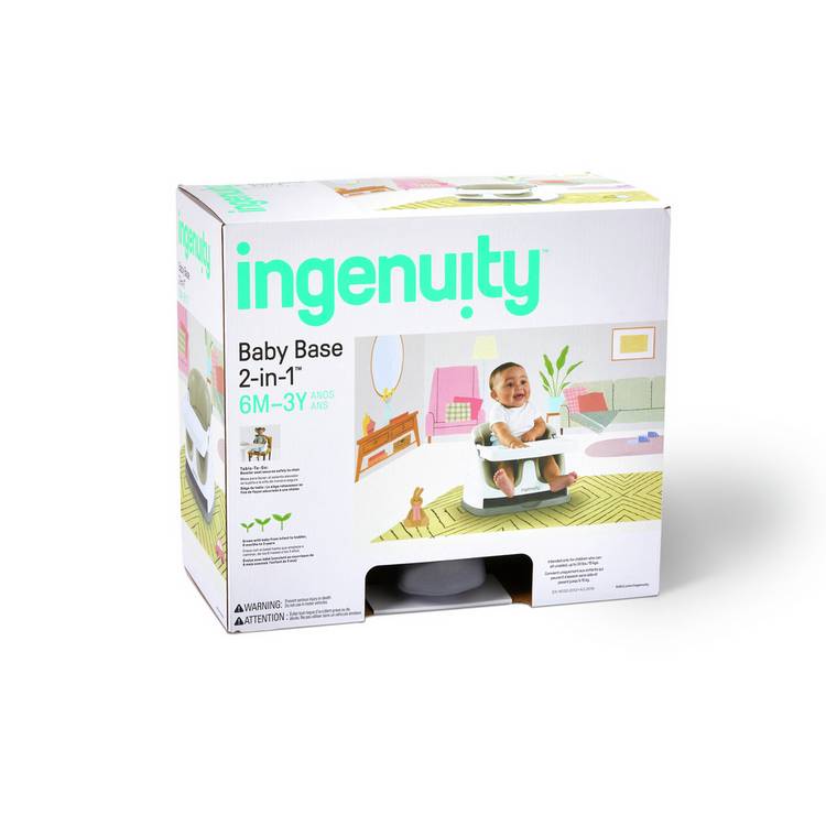 Ingenuity 2-in-1 baby seat Slate (British brand)