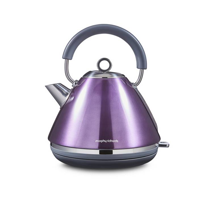 Morphy Richards purple pyramid kettle 1.5L, UK version