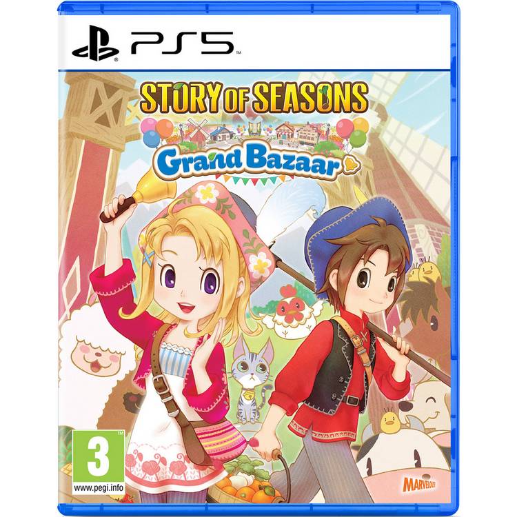 Story of Seasons Grand Bazaar PS5 game, UK version