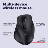 Trust Fyda wireless mouse black, UK version